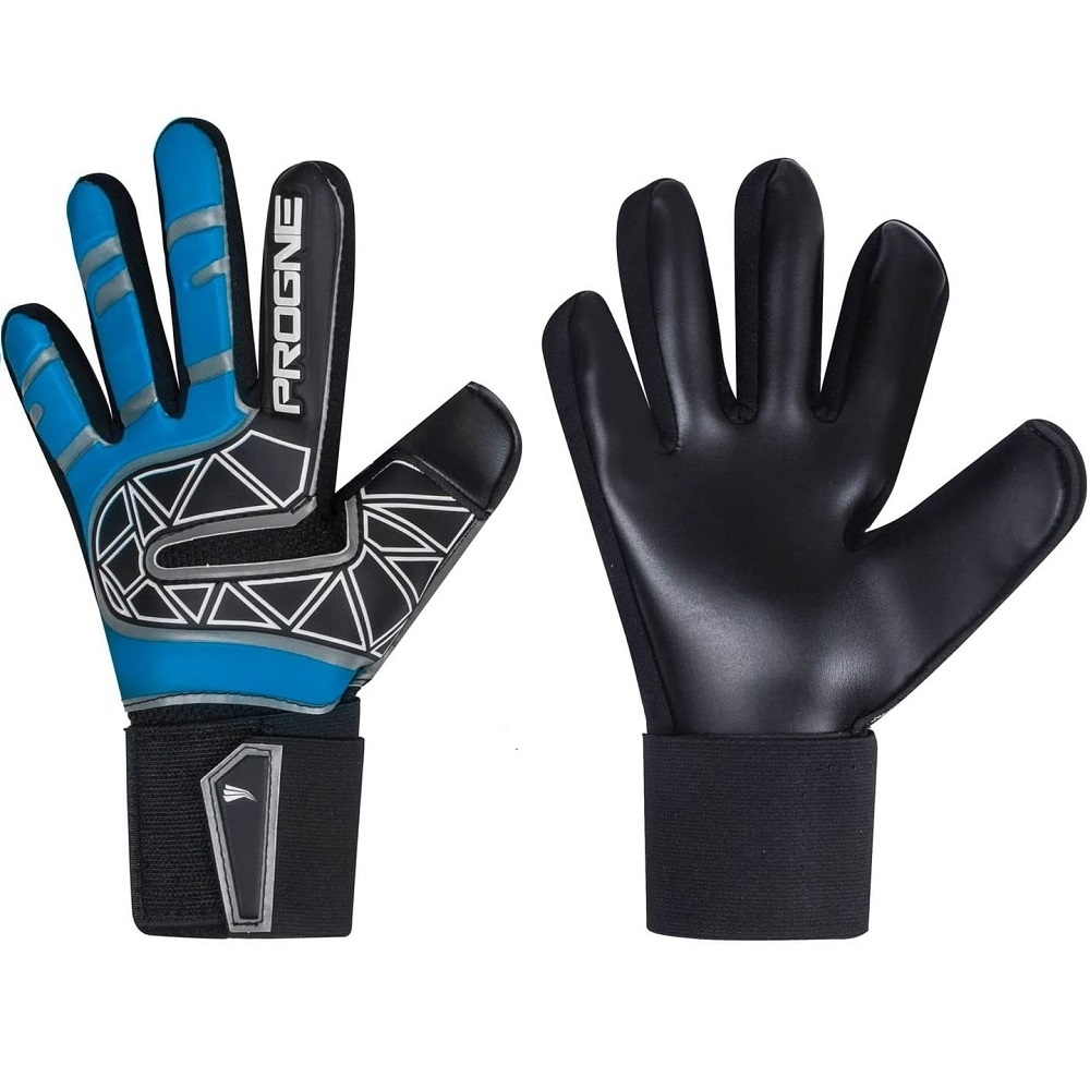 Luva de Goleiro Progne Robust Training para Futebol Society/Campo - Preto/Azul