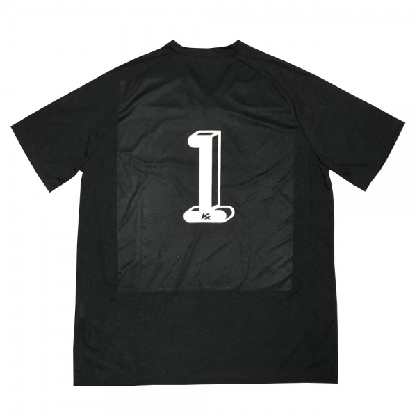 Camisa de Goleiro Kanxa modelo Pop Plam - Azul/Preto