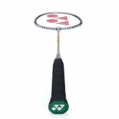 Raquete de Badminton Yonex GR-020 Prata e Preto - Cinza/Preto