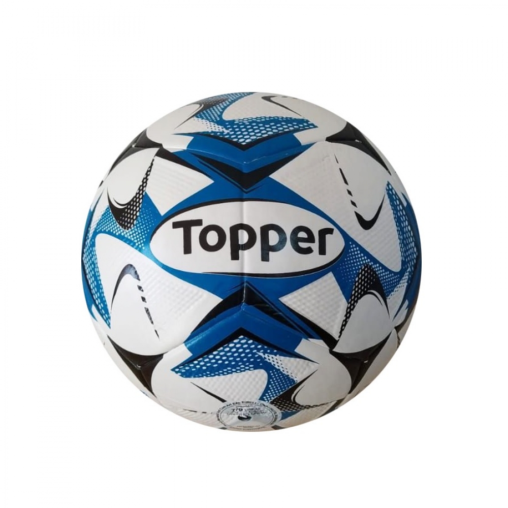 Bola De Futsal Topper Slick Colorful Azul Royal - Branco/azul