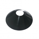 Kit de Cones Chapéu Chinês LDM para Treinamento 10 unidades - Preto