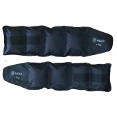 Par de Tornozeleira Caneleira de 4KG Profissional Reforçada - Preto