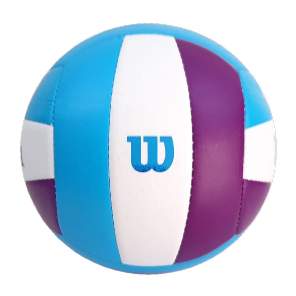 Bola de Vôlei Wilson Match Point Azul Branco e Roxo - Azul/Roxo