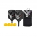 Kit Pickleball Performance 2 Raquetes 4 Bolas e Bolsa Vollo - Preto