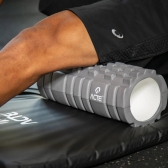 Rolo de Liberação Miofascial T141 Rígido 33cm Cinza Acte Sports - Cinza/Branco