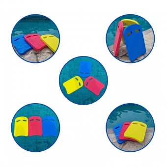 Prancha de Natação Evamax Acqua Média Azul com Encaixa