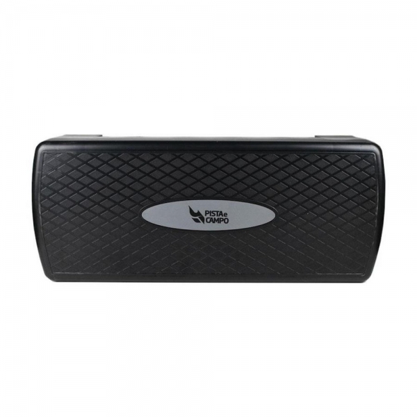 Step Aeróbico Dois Níveis - Pista e Campo - Preto