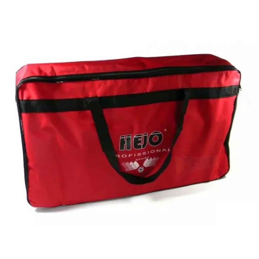 Porta Bola Hejo p/ 8 Bolas Fechado - vermelho/preto