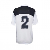 Kit 16+1 Camisa TRB Branco/Preto, Calção Preto e Goleiro - Branco/Preto