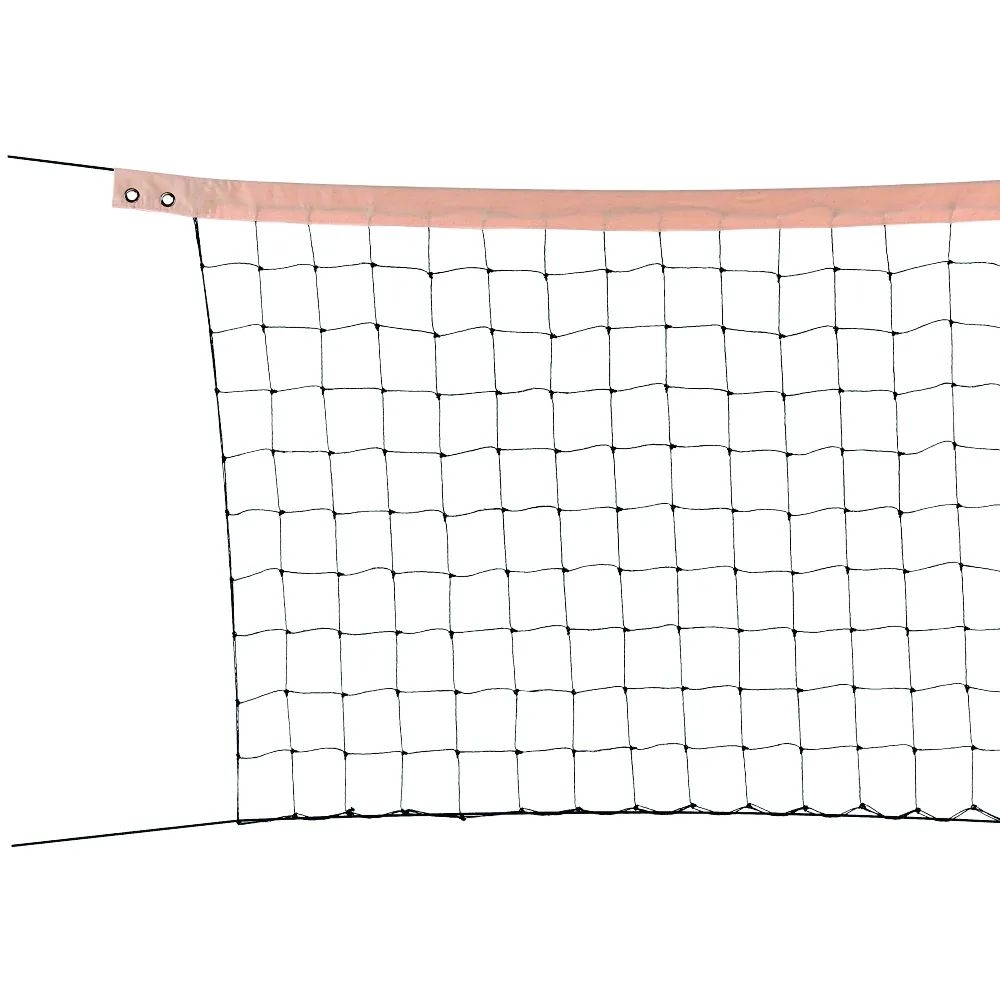 Rede de Vôlei Oficial Fio 2,0 PE Nylon 1 Faixa Algodão - Branco