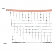 Rede de Vôlei Oficial Fio 2,0 PE Nylon 1 Faixa Algodão - Branco