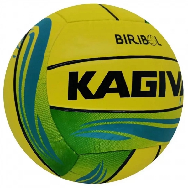 Bola Biribol Kagiva Oficial Vôlei Piscina - Amarelo/Verde