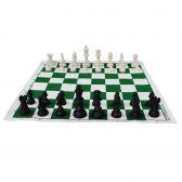 Conjunto Oficial para Jogo de Xadrez Escolar Botticelli - Verde/Branco