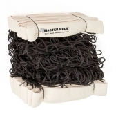 Rede Oficial de Vôlei 4 Lonas Profissional modelo VO-4-4A Fio 4mm Seda - Master Rede - Branco/preto