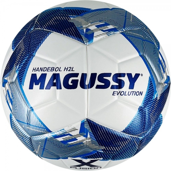 Bola Handebol Magussy H2L Evolution - Branco/Azul