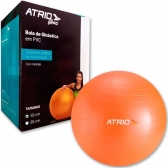 Bola de Ginástica em Pvc Atrio Fitness 65cm - Laranja