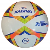Bola de Futsal Kagiva F5 Brasil Pro - Branco/Laranja