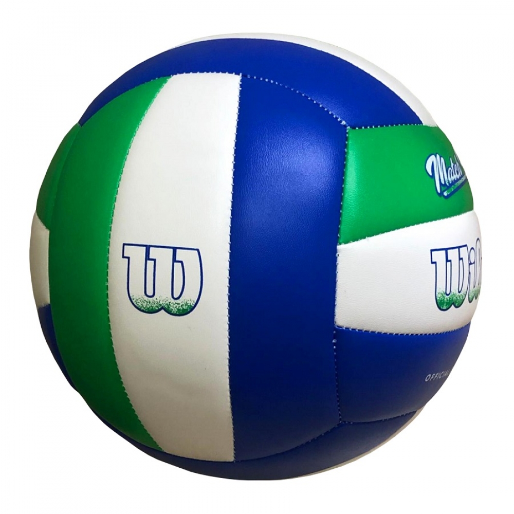 Bola De Volei Wilson Match Point Azul E Verde - Azul/Verde