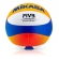 Bola Oficial Vôlei de Praia Mikasa BV550 Padrão FIVB - Branco/Azul