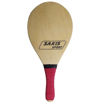 Kit de Frescobol Sakis Verniz com Bola