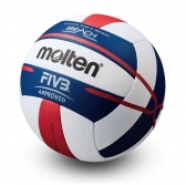 Bola de Vôlei de Praia Molten Elite Pro V5B5000 FIVB Approved - Branco e Azul - Branco/Azul