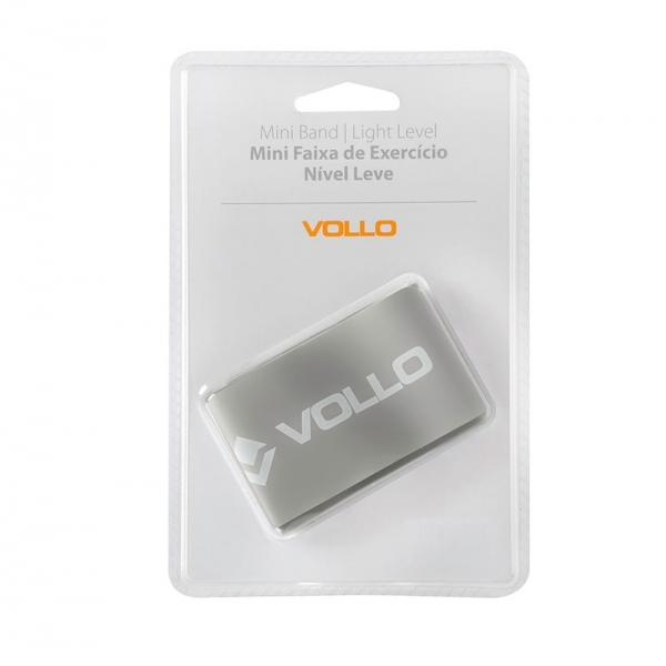 Mini Band de Exercício Nível Leve VP1052 - Vollo - Cinza 