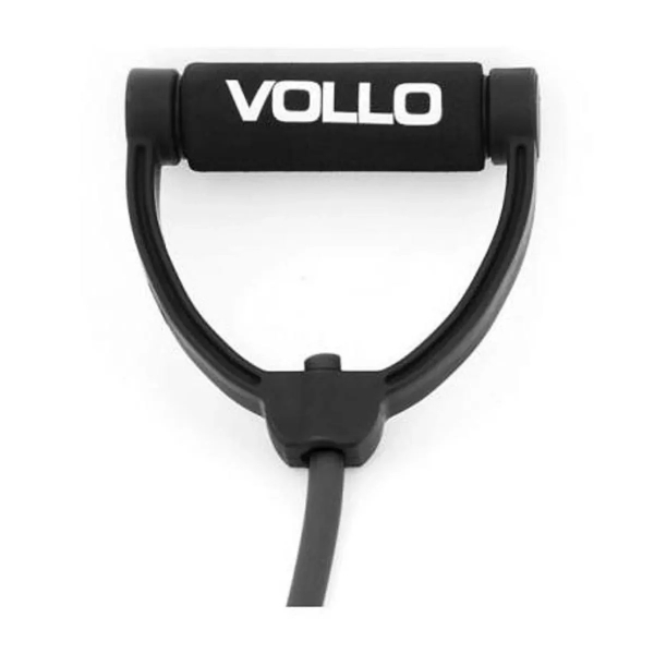 Extensor Elástico Vollo Com Pegador 1 Via Tensão Forte - Cinza Escuro