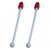 Maça de Ginástica Rítmica Conectável Par Adulto 45cm Tuimader - Vermelho