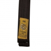 Faixa de Kimono Tigre Obi Infantil M3 - Preto/Amarelo