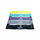 Kit Mini Band 5 Intensidades T315 Acte Sports - Roxo/Verde LimÃ£o