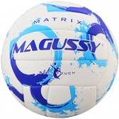 Bola Magussy Vôlei Matrix Soft Touch - branco/azul