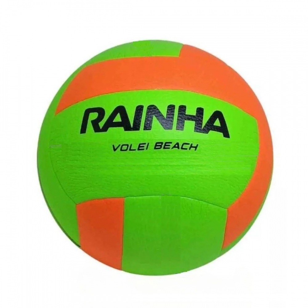 Bola Rainha Beach Vôlei Oficial - Verde e Laranja - verde/laranja