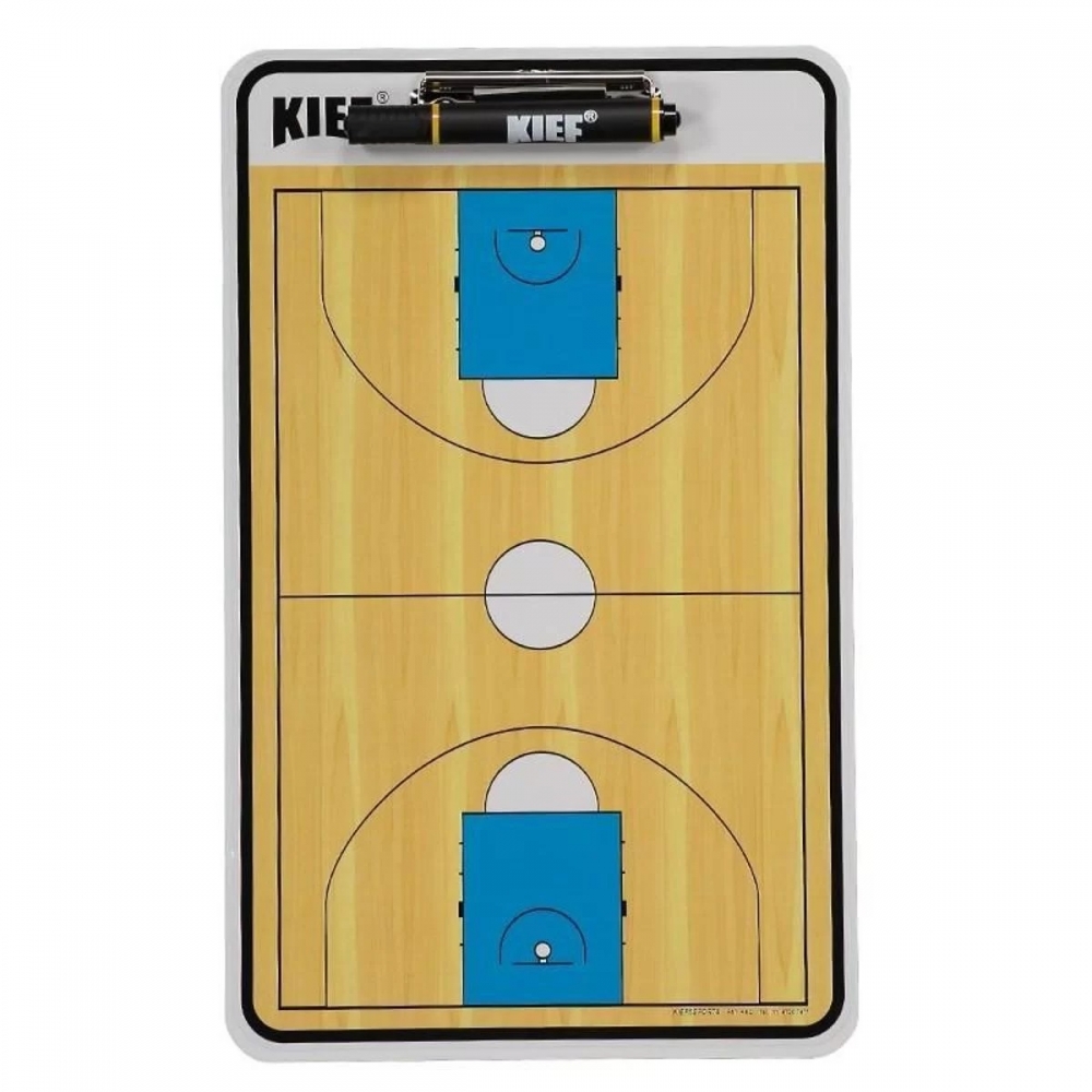 Prancheta Tática Dupla Face de Basquete Kief - Branco