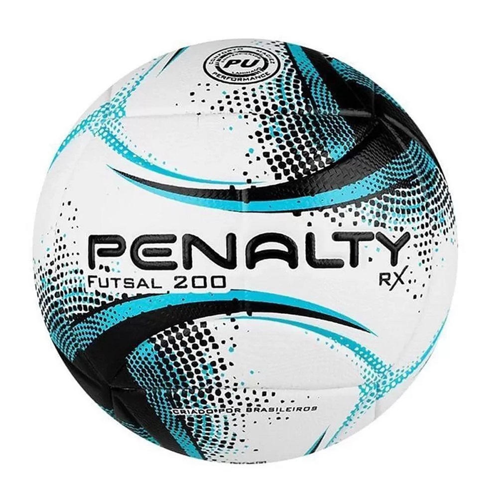 Bola Futsal Penalty RX 200 XXI Sub 13 - Branco/Azul