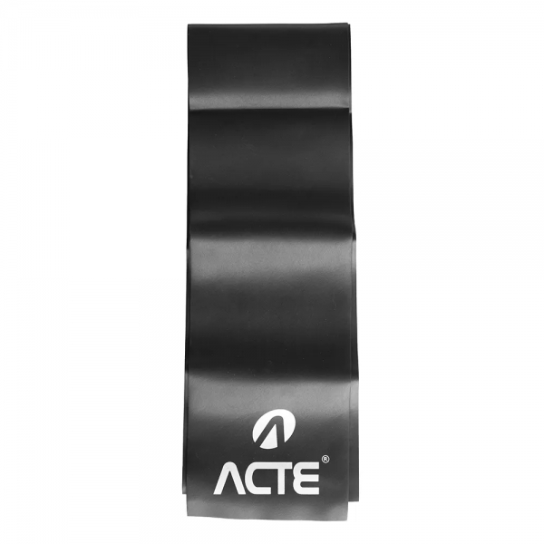 Faixa Elástica Intensidade Extra Forte, 150cm, Preta, T177, Acte Sports - Preto