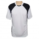 Jogo de Uniforme Completo TRB 20+2 Branco/Preto - Branco/Preto