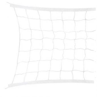 Rede Vôlei Pangué 2 Lonas Algodão com Fio Branco Seda