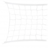 Rede Vôlei Pangué 2 Lonas Algodão com Fio Branco Seda - Branco