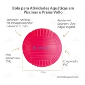 Mini Bola para Atividades Aquáticas em Piscinas e Praias Vollo - Rosa
