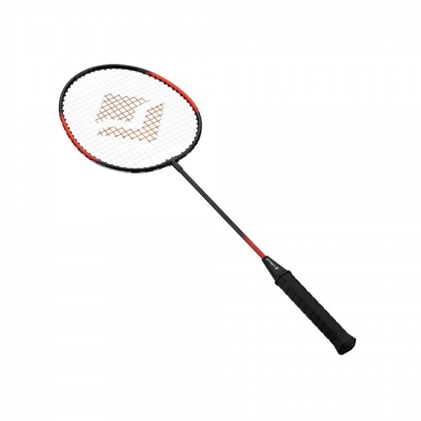 Kit Badminton Vollo Completo com 2 Raquetes e 2 Petecas - Preto/Laranja