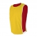 Kit com 20 Coletes Esportivos Dupla Face TRB Vermelho e Amarelo - Amarelo/Vermelho