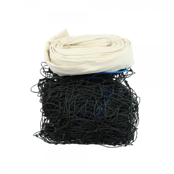 Rede de Vôlei Oficial Fio 2,0 PE Nylon 1 Faixa Algodão - Branco