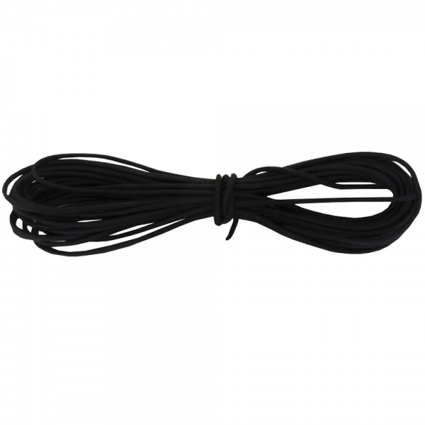 Corda Elástica 10 Metros - Preto/Preto