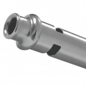 Apito Mesário em Metal - Poker - Cinza