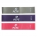 Kit Mini Band 3 Intensidades Rosa, Roxo e Cinza T71-R - Acte - Roxo
