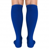 Kit com 10 Pares de Meiões Lisos de Futebol - Severa - Azul