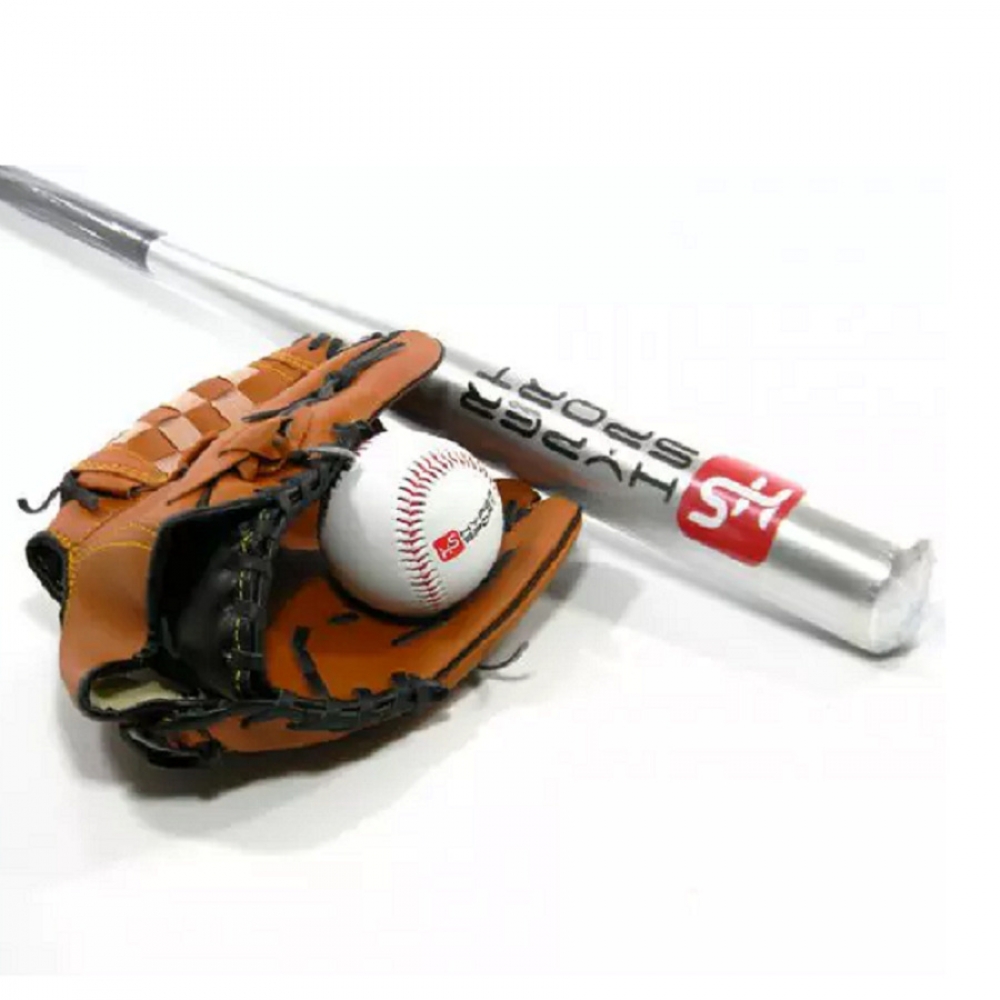 Kit De Baseball Hyper Sports - Cinza