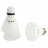 Tubo de Peteca Badminton de Nylon Pista e Campo com 06 Unidades - Branco