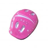 Capacete Infantil Star Com Led Bicicleta, Skate, Patins e Patinete - Rosa