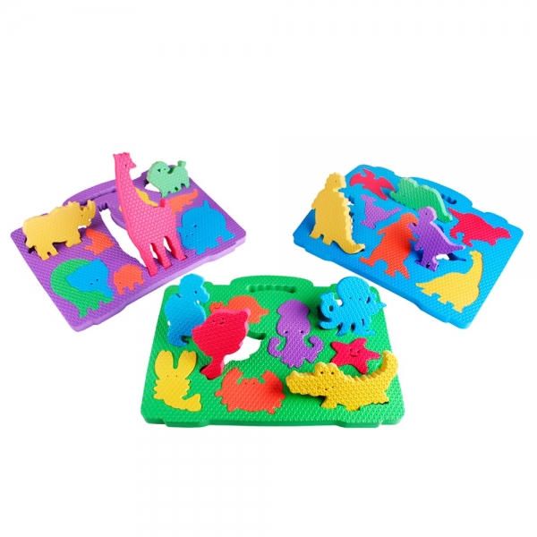 Maleta EVA Descobrindo Animais 3 Peças EVAMAX - Multi Colorido